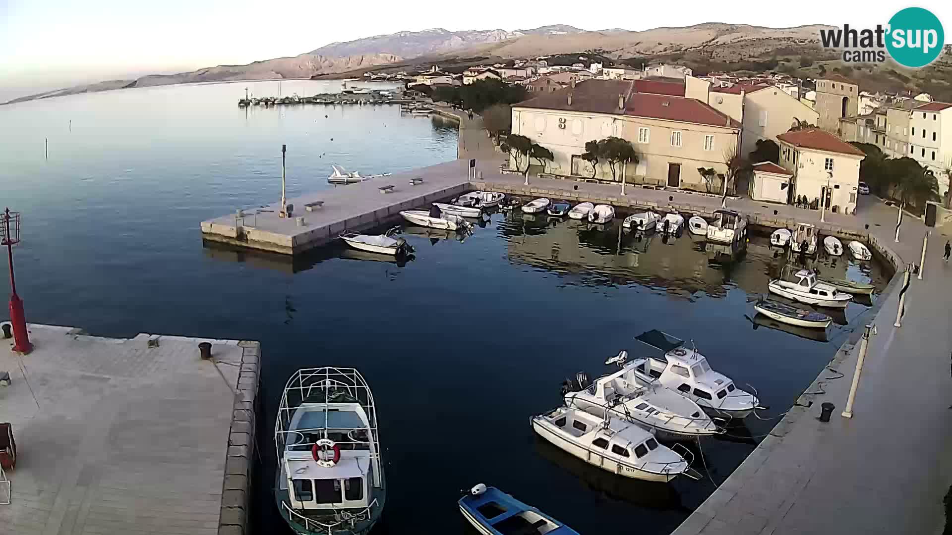 Pag Live webcam – porto turistico