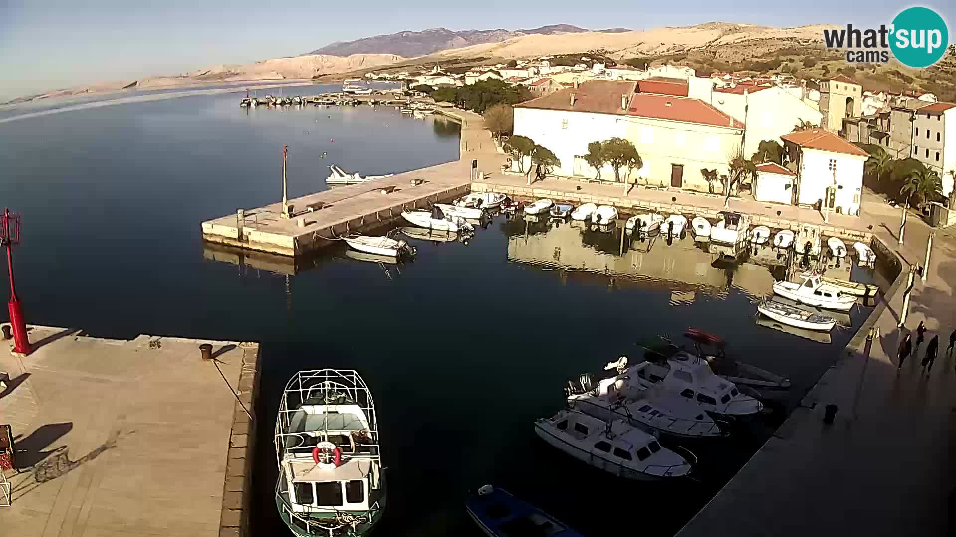 Pag Live webcam – porto turistico