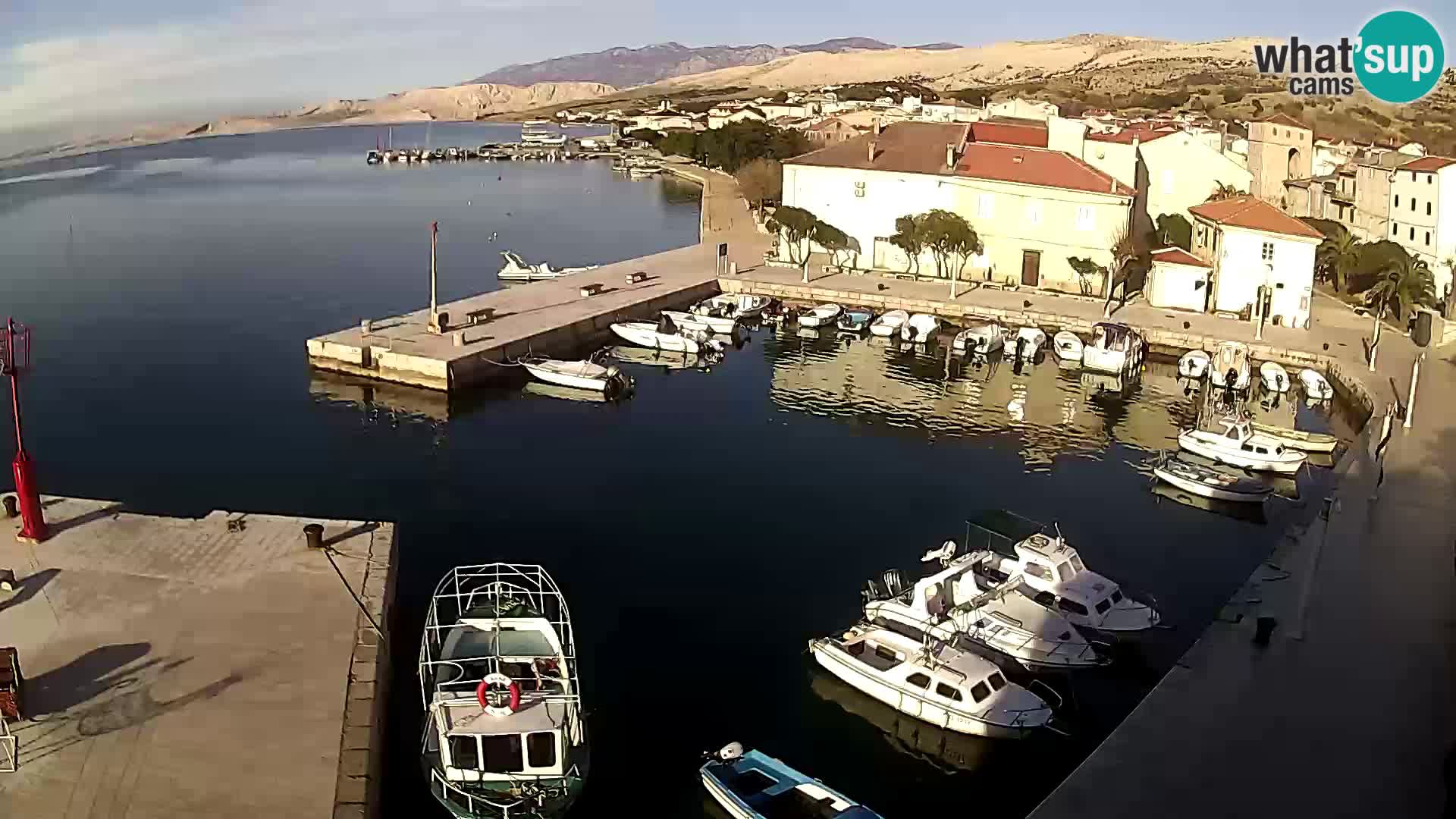 Livecam Pag – Marina de la ville