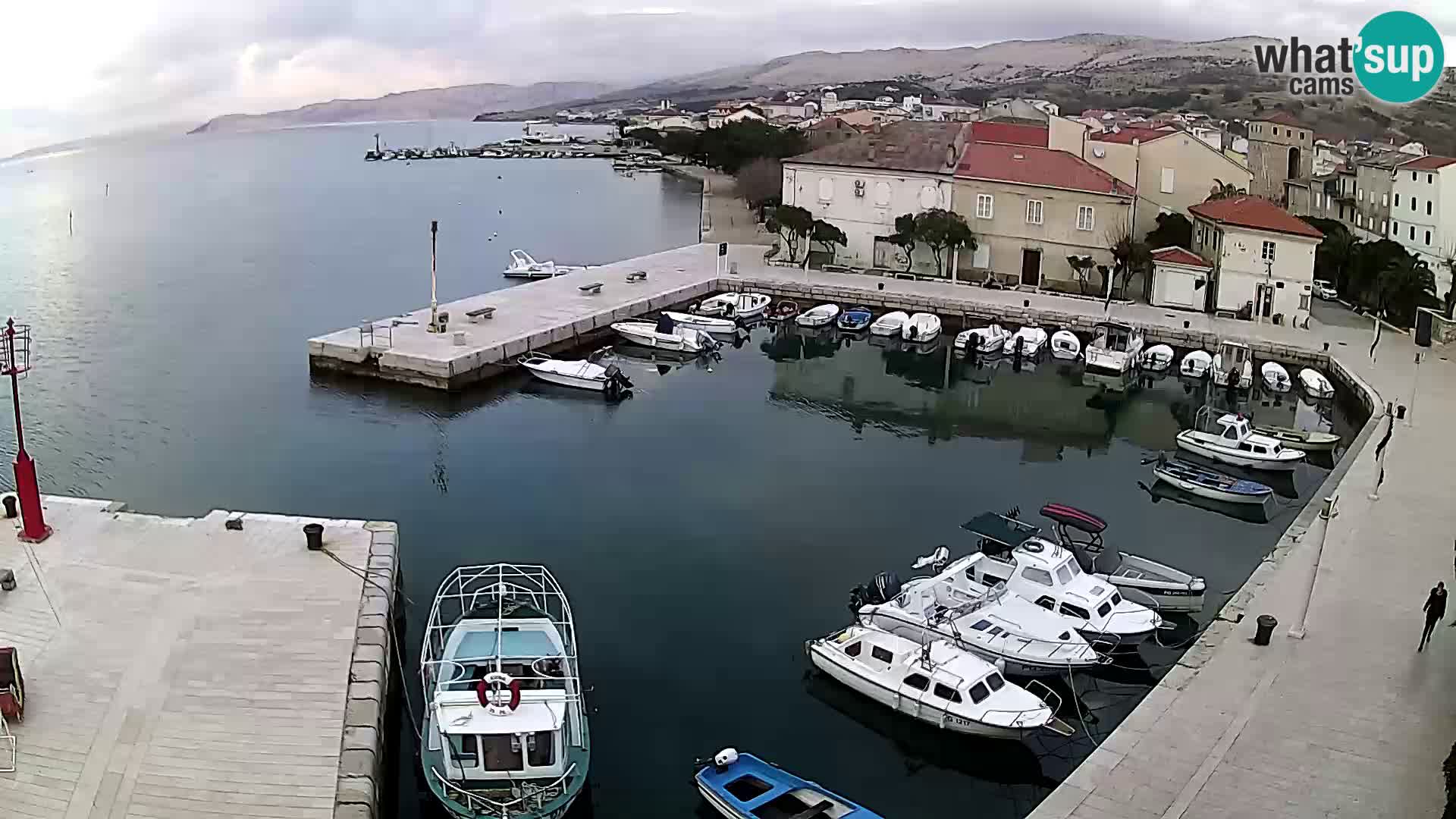 Pag webcam – town marina