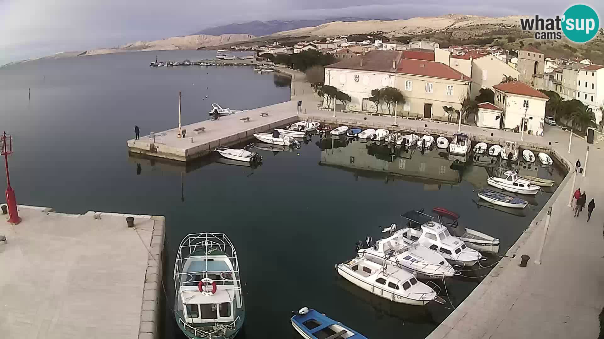 Livecam Pag – Marina de la ville