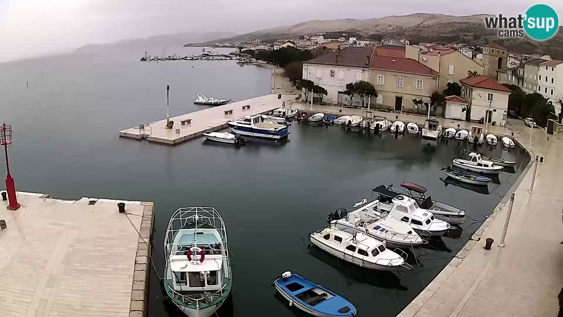 Livecam Pag – Marina de la ville