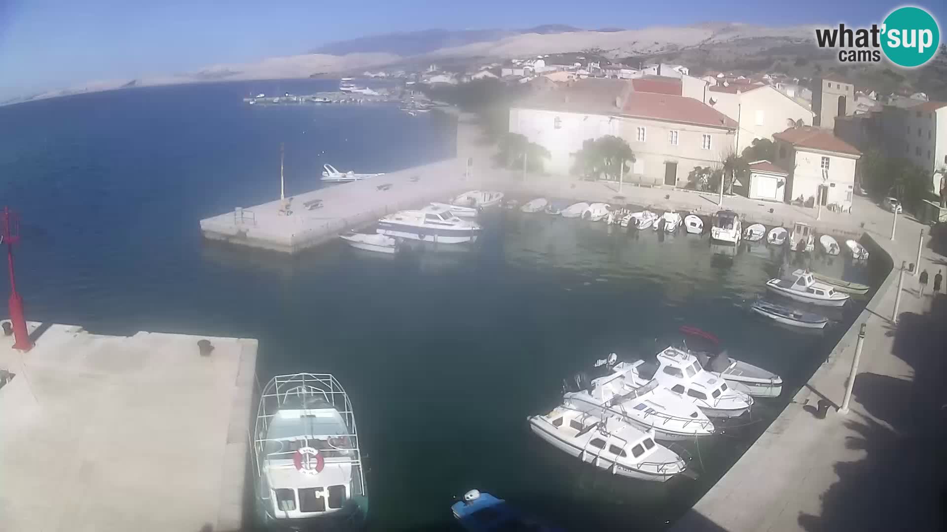 Pag webcam – town marina