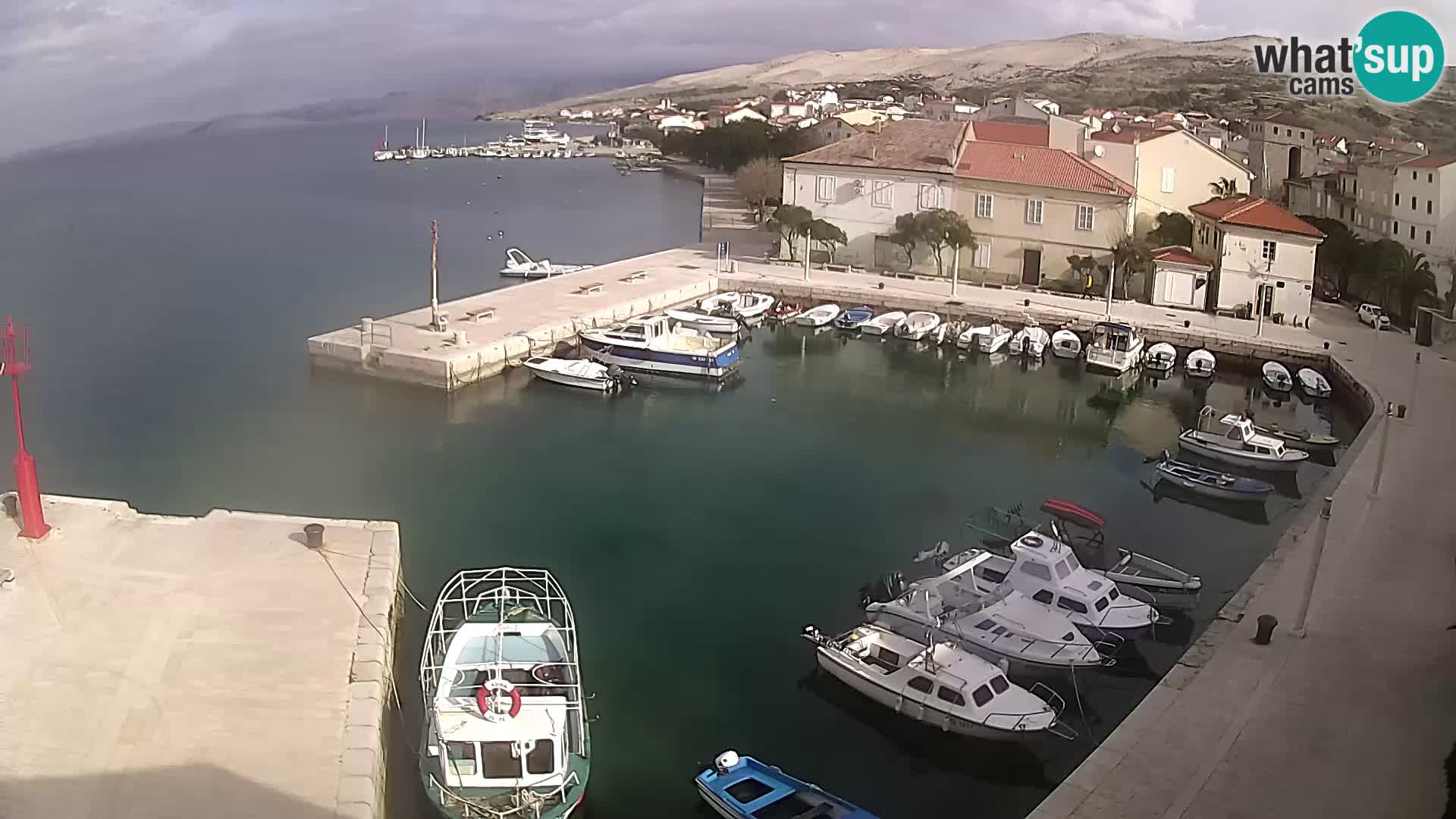 Pag webcam – town marina