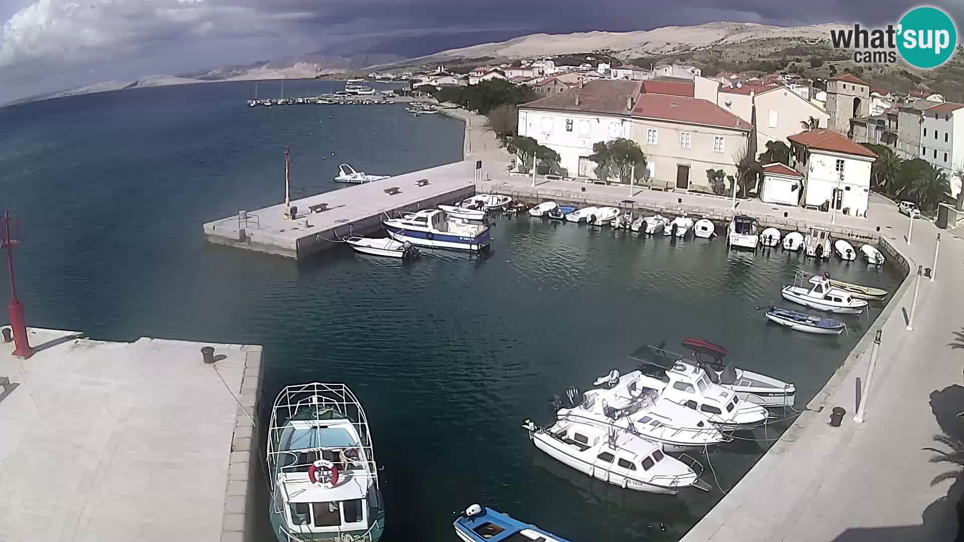 Pag Live webcam – porto turistico