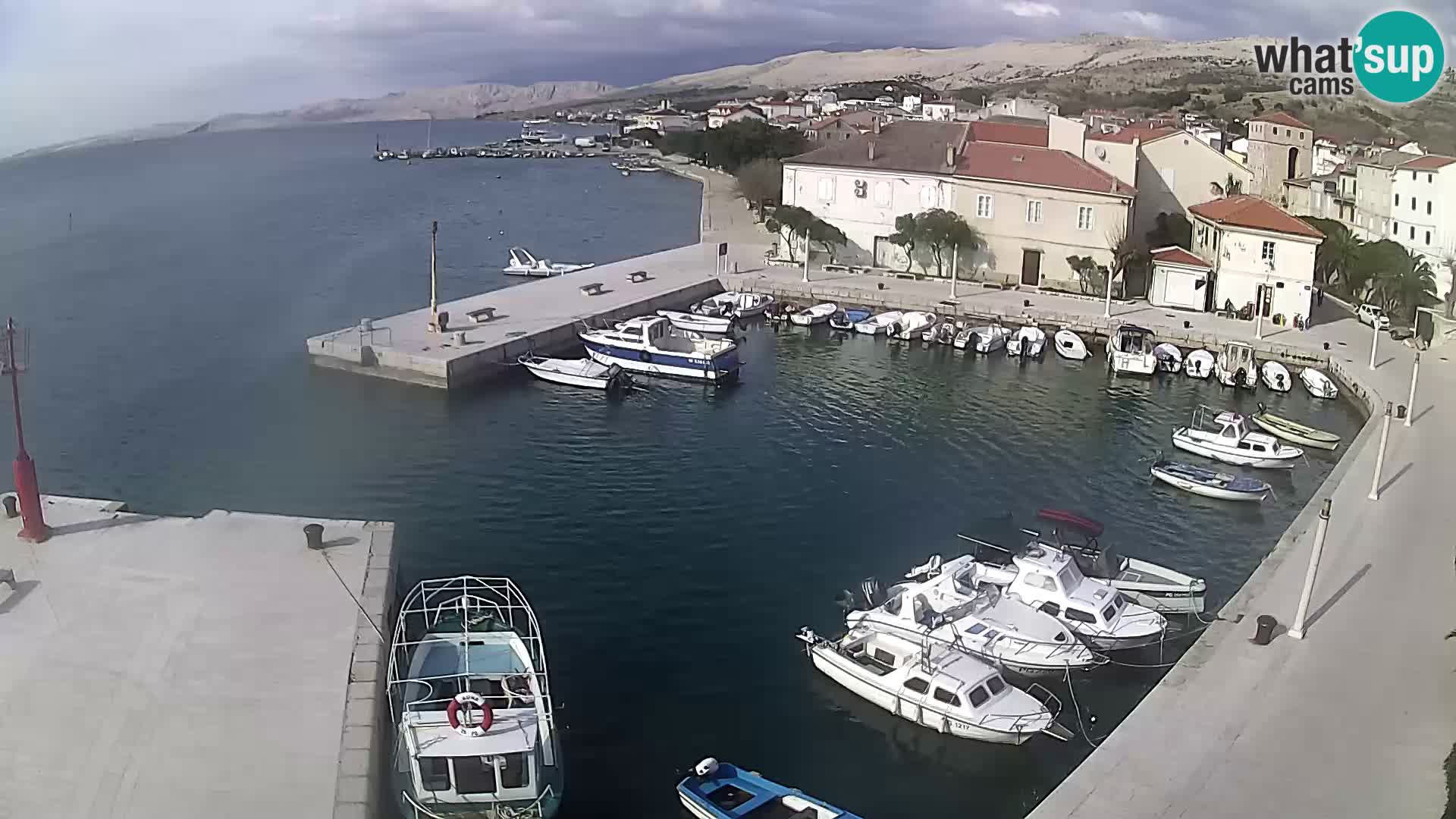 Livecam Pag – Marina de la ville