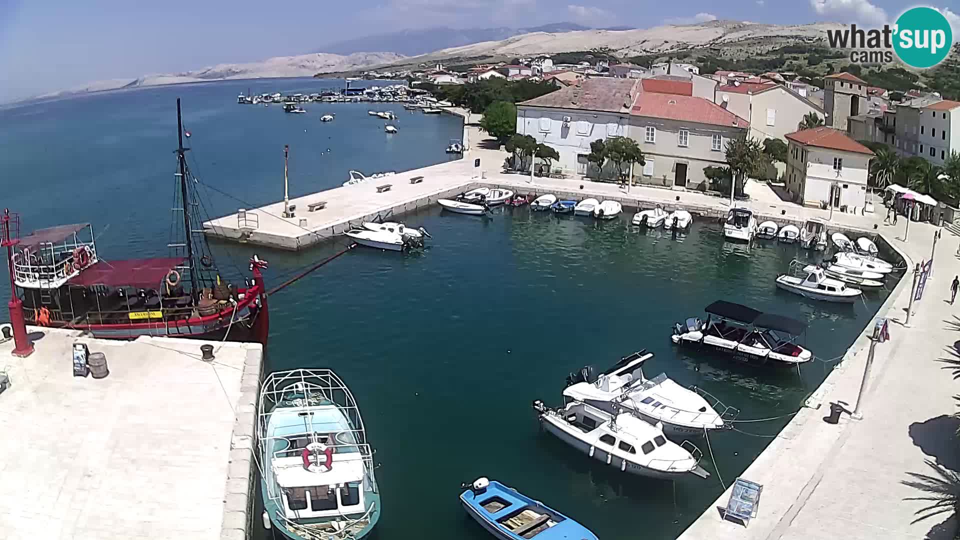 Pag webcam – town marina