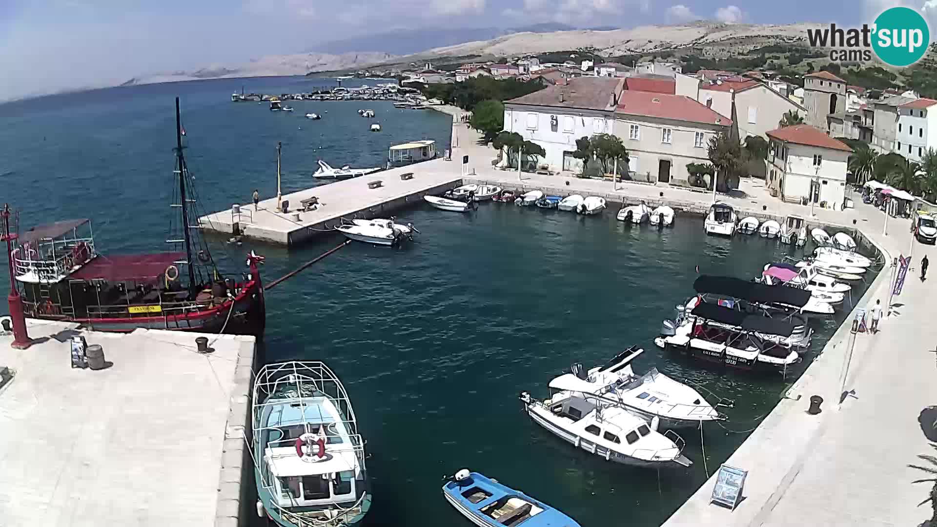Pag Live webcam – porto turistico