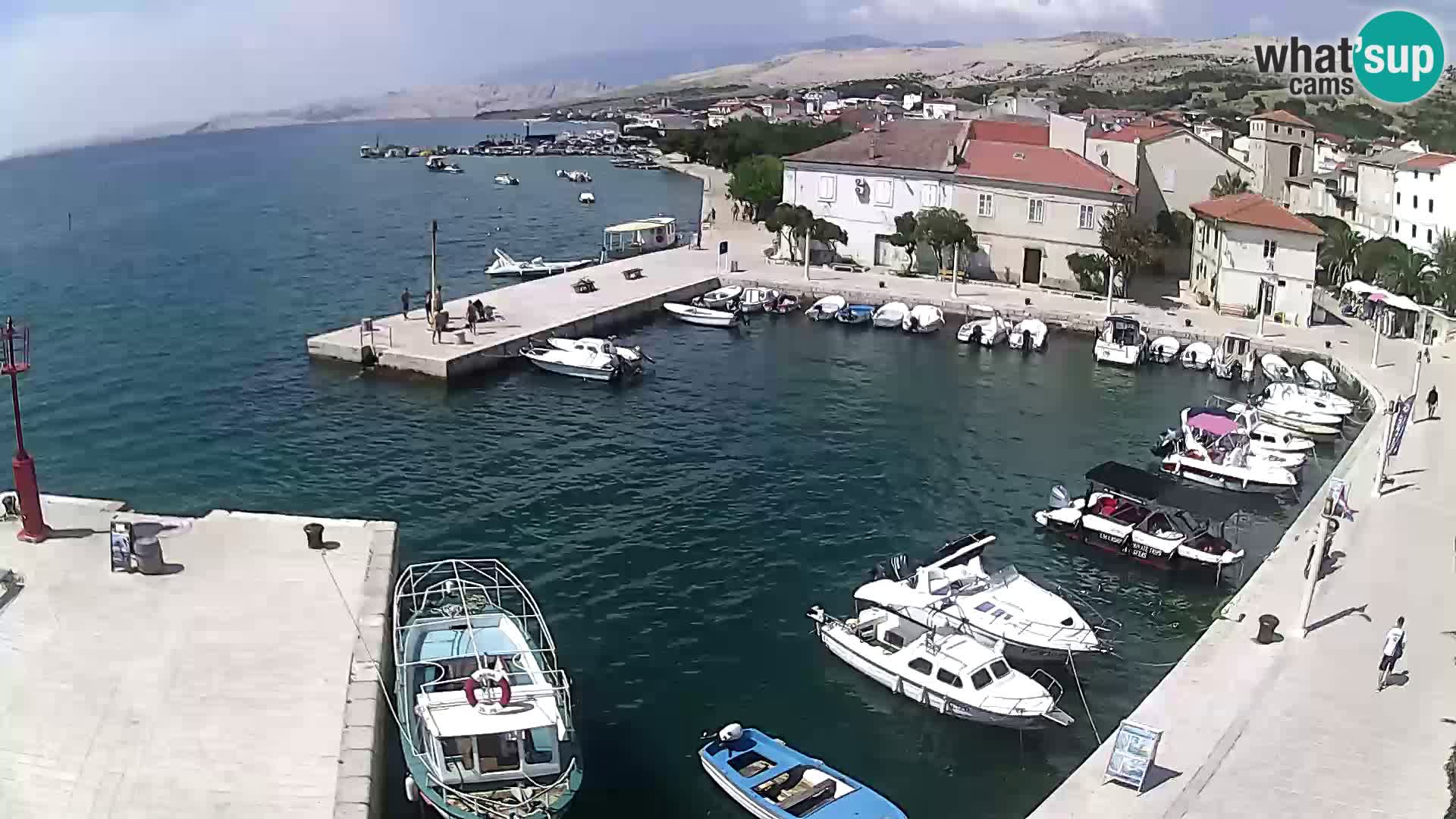 Pag webcam – town marina