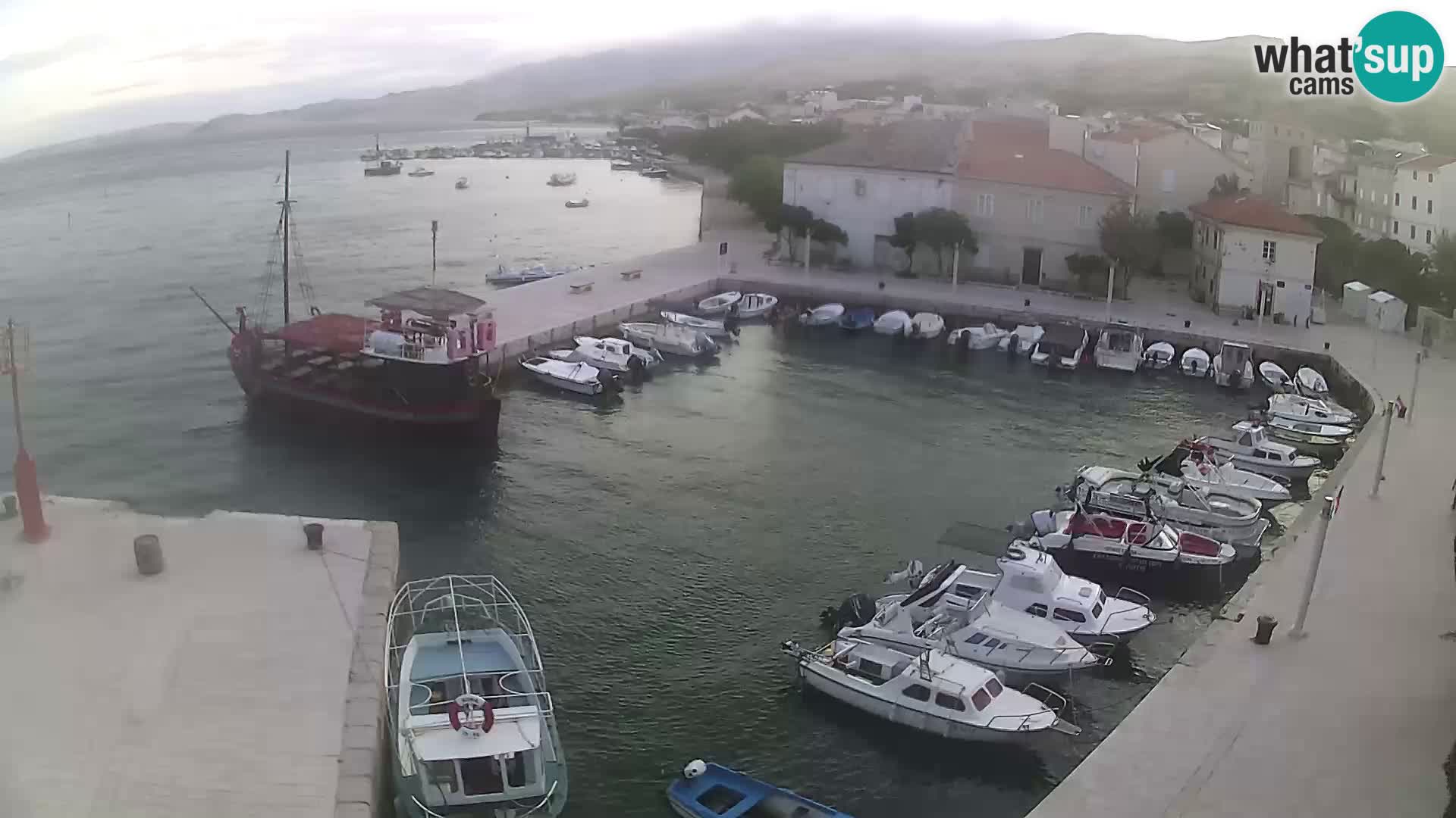 Livecam Pag – Marina de la ville