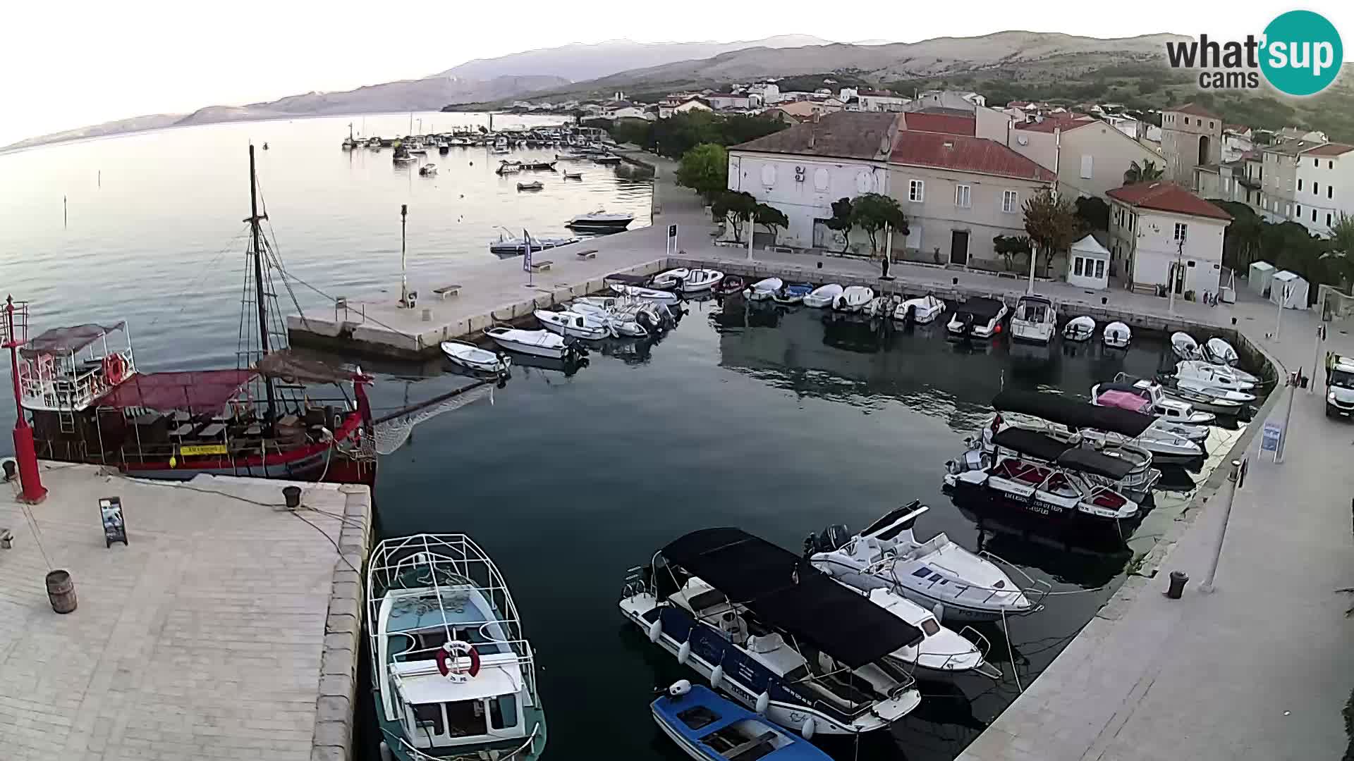 Livecam Pag – Marina de la ville