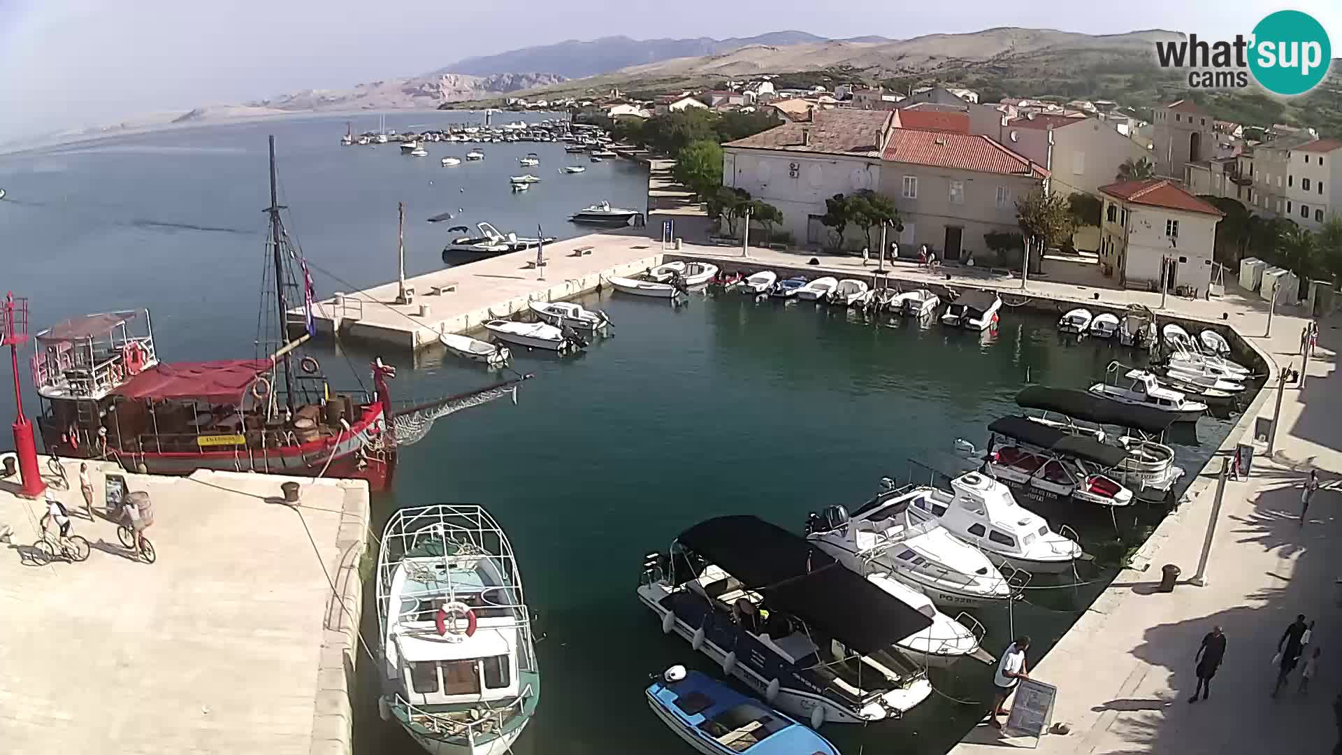 Livecam Pag – Marina de la ville