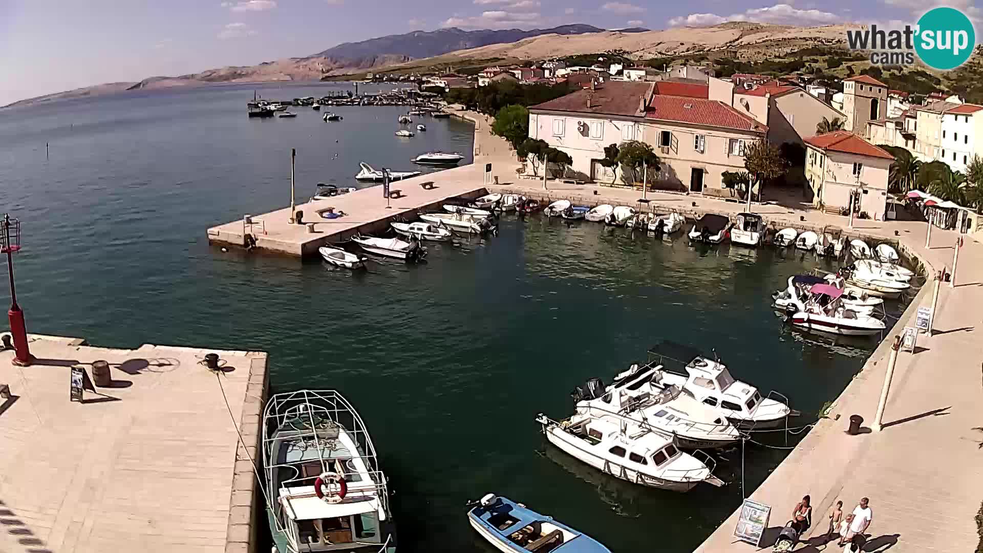 Pag webcam – town marina