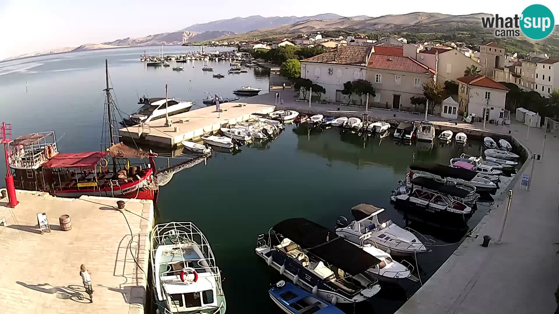 Livecam Pag – Marina de la ville