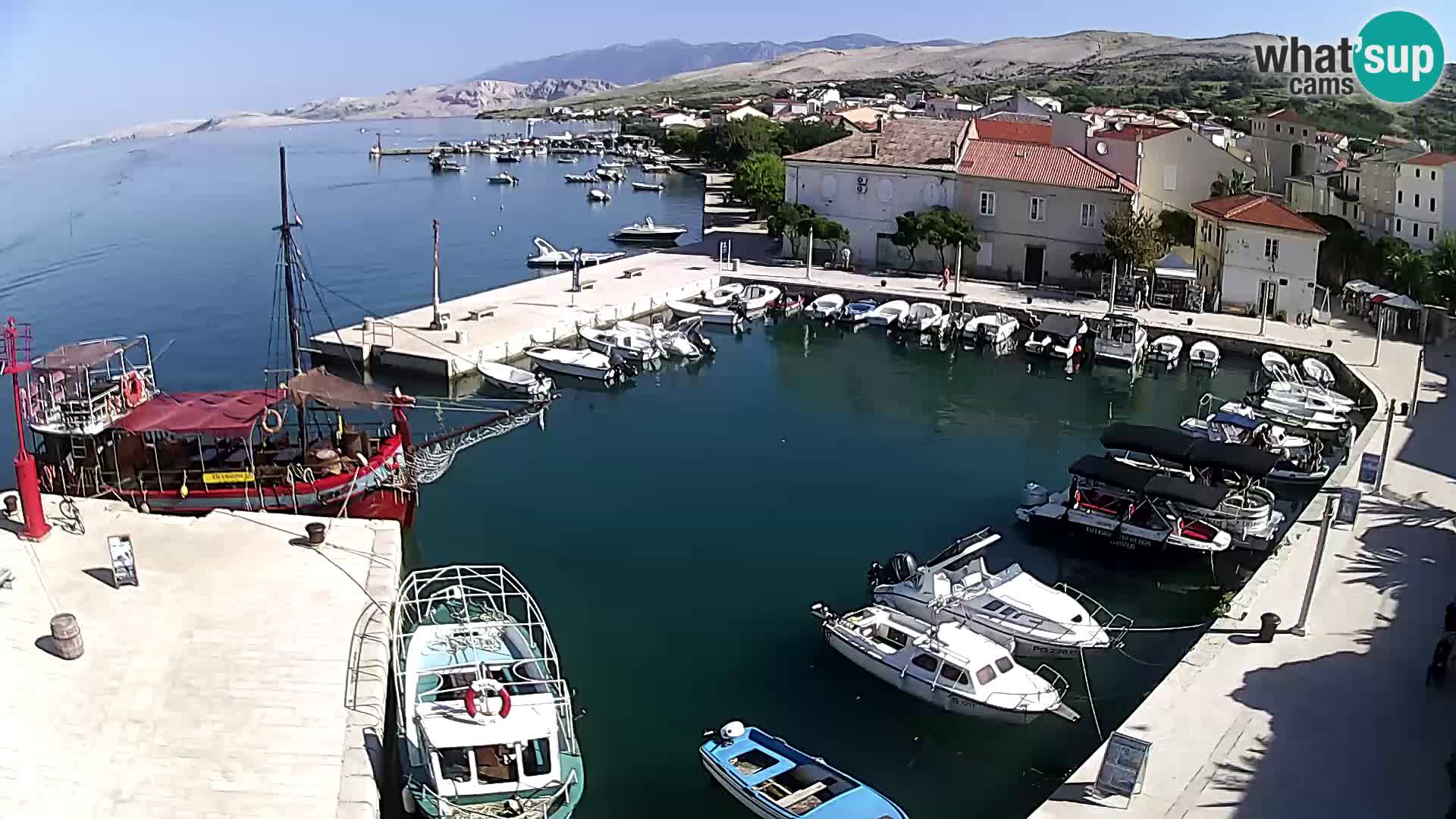Pag Live webcam – porto turistico