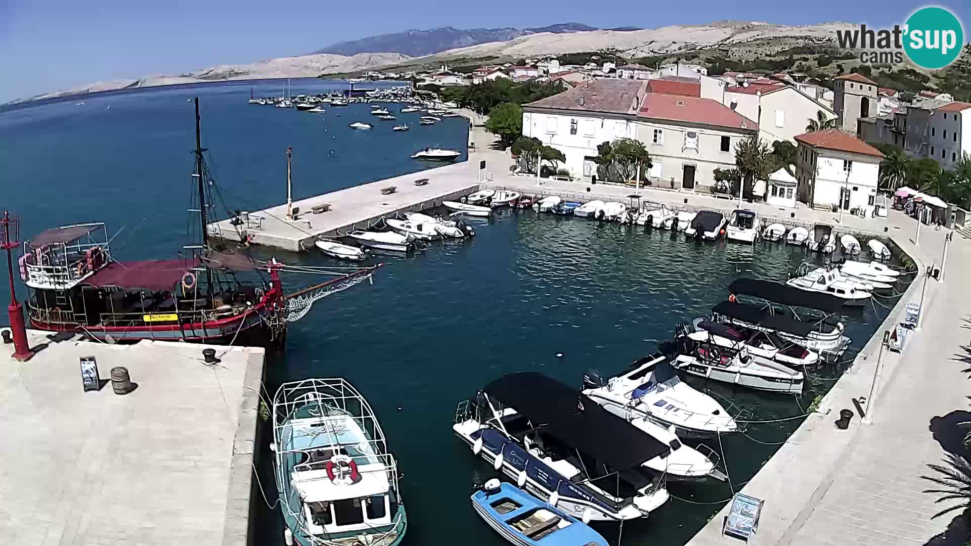 Pag webcam – town marina