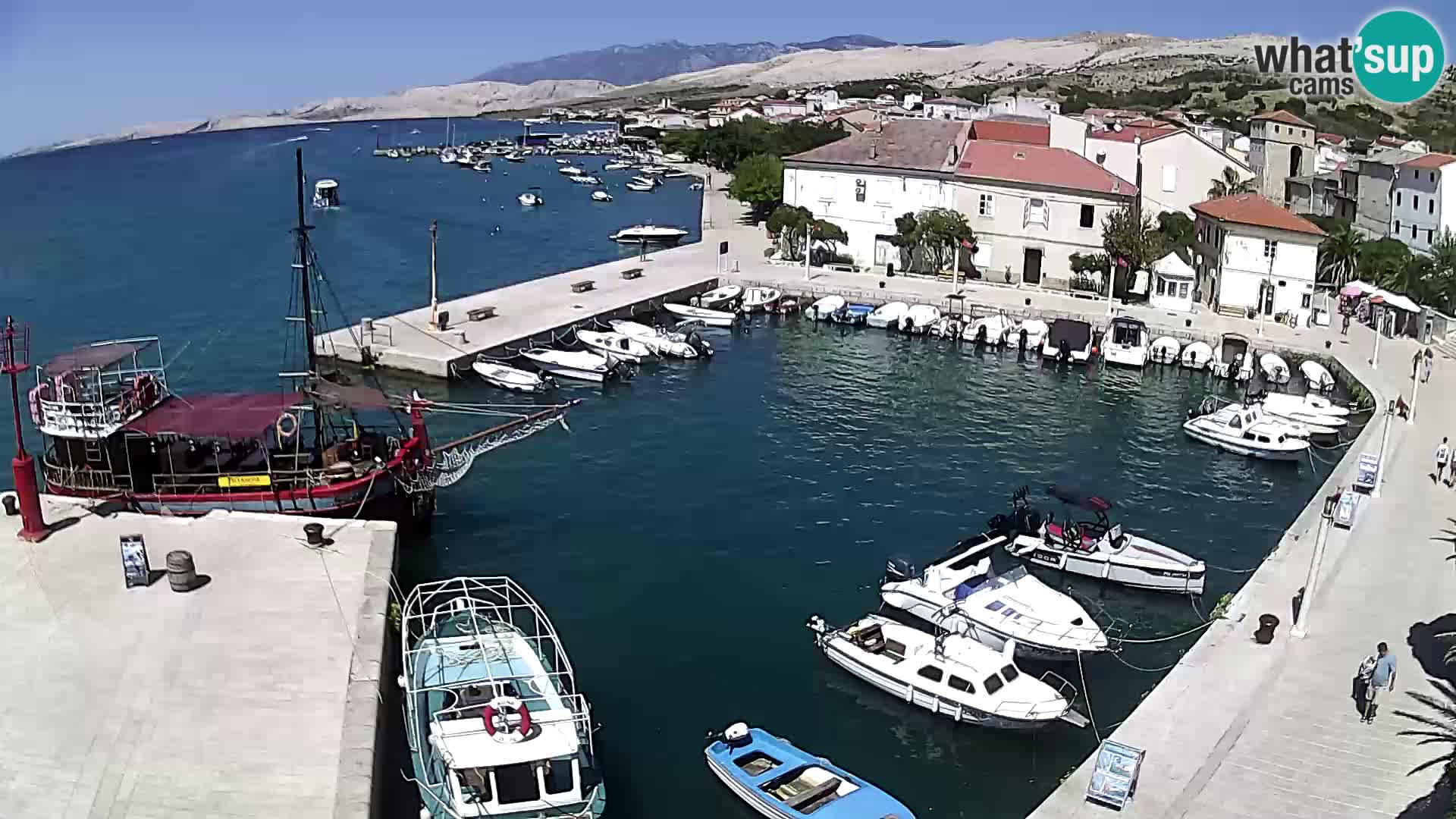Pag Live webcam – porto turistico
