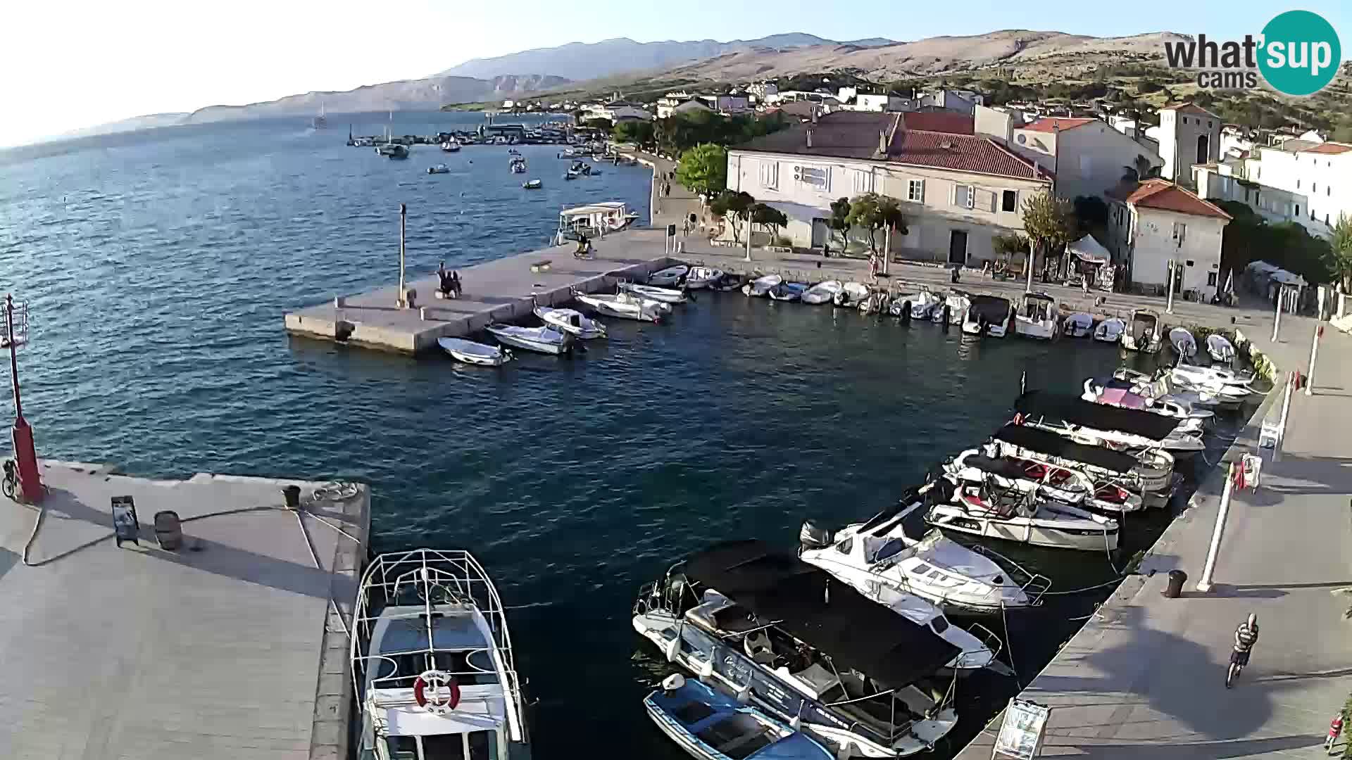 Pag webcam – town marina