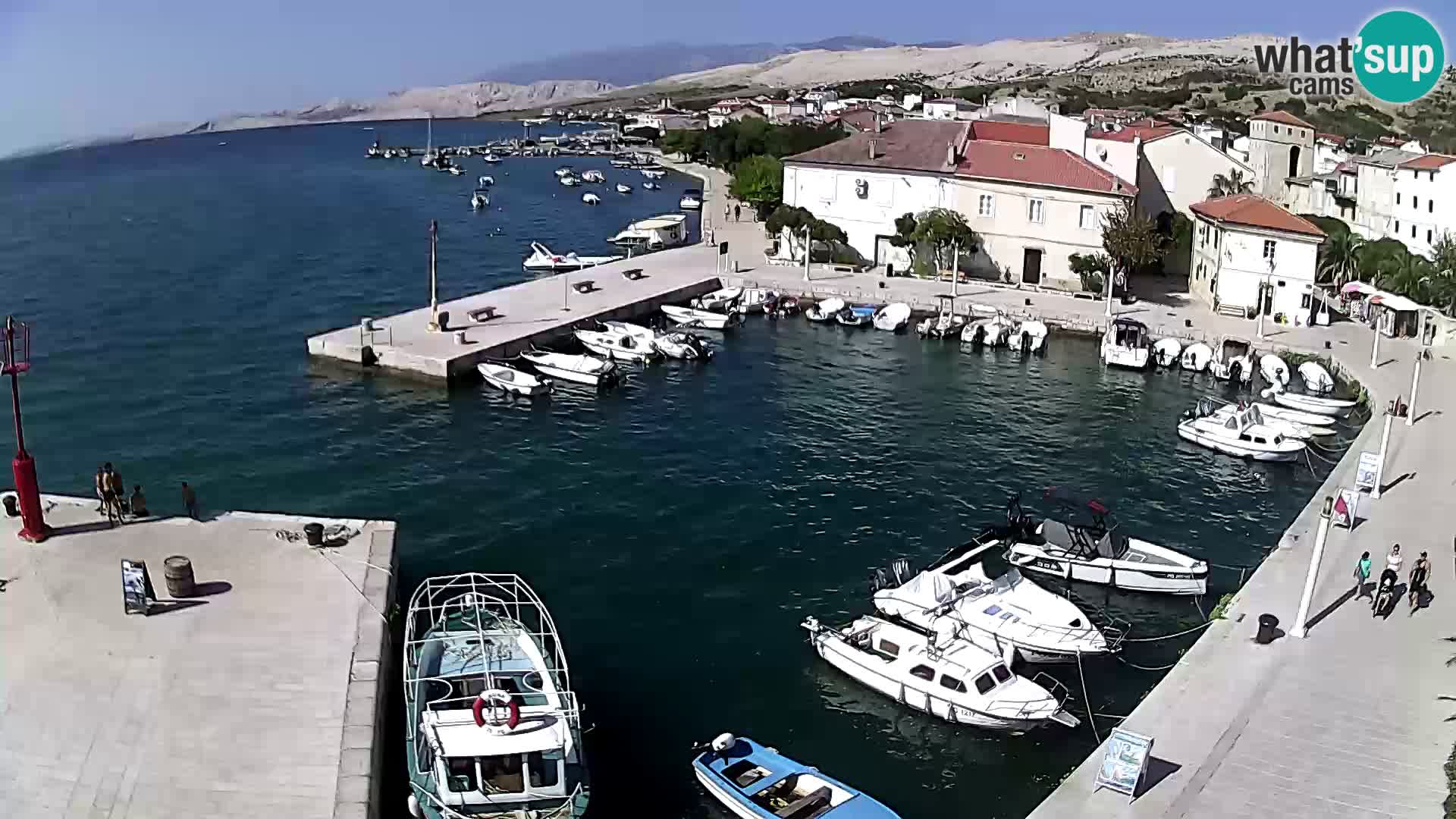 Pag webcam – town marina