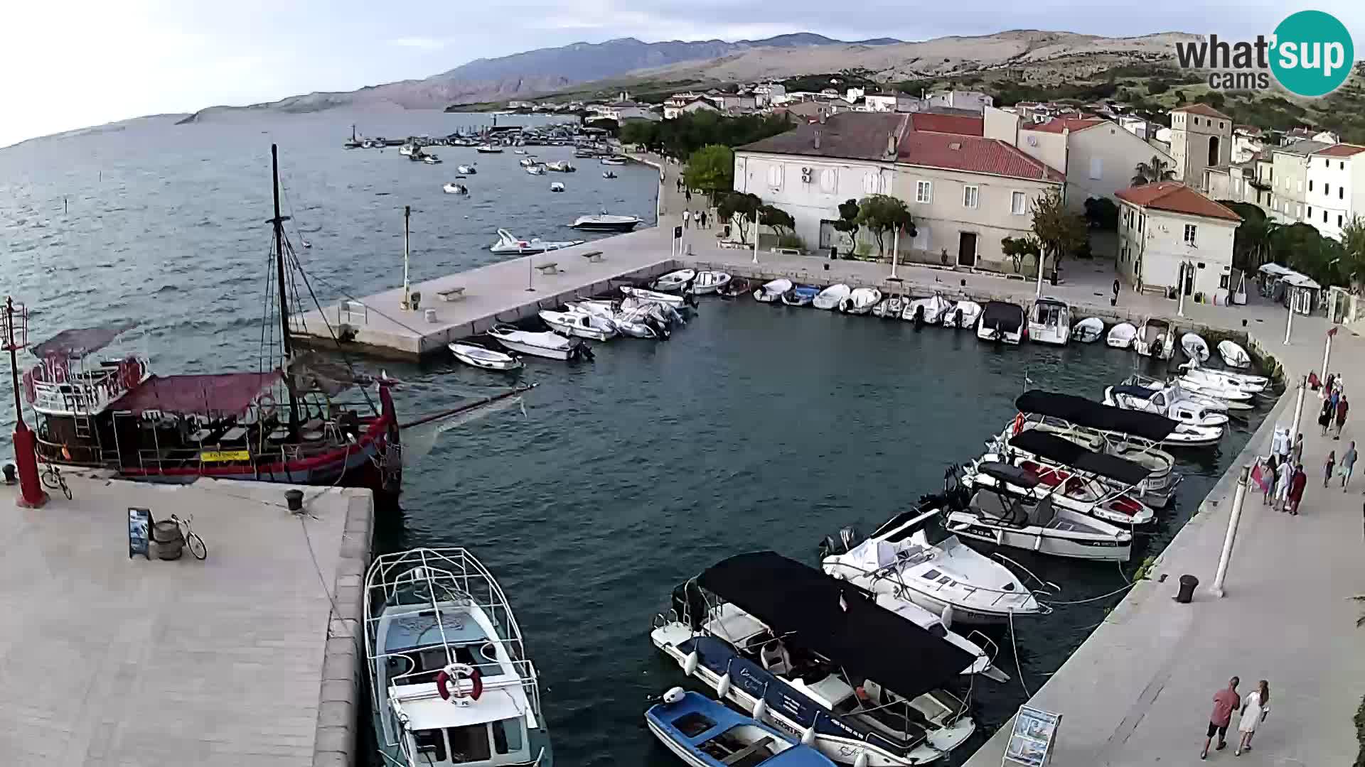 Pag Live webcam – porto turistico