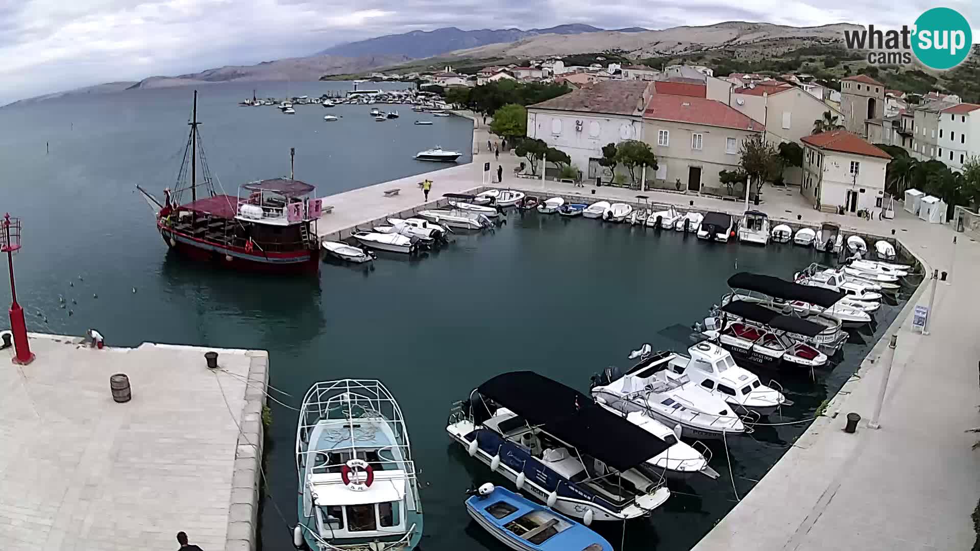 Livecam Pag – Marina de la ville