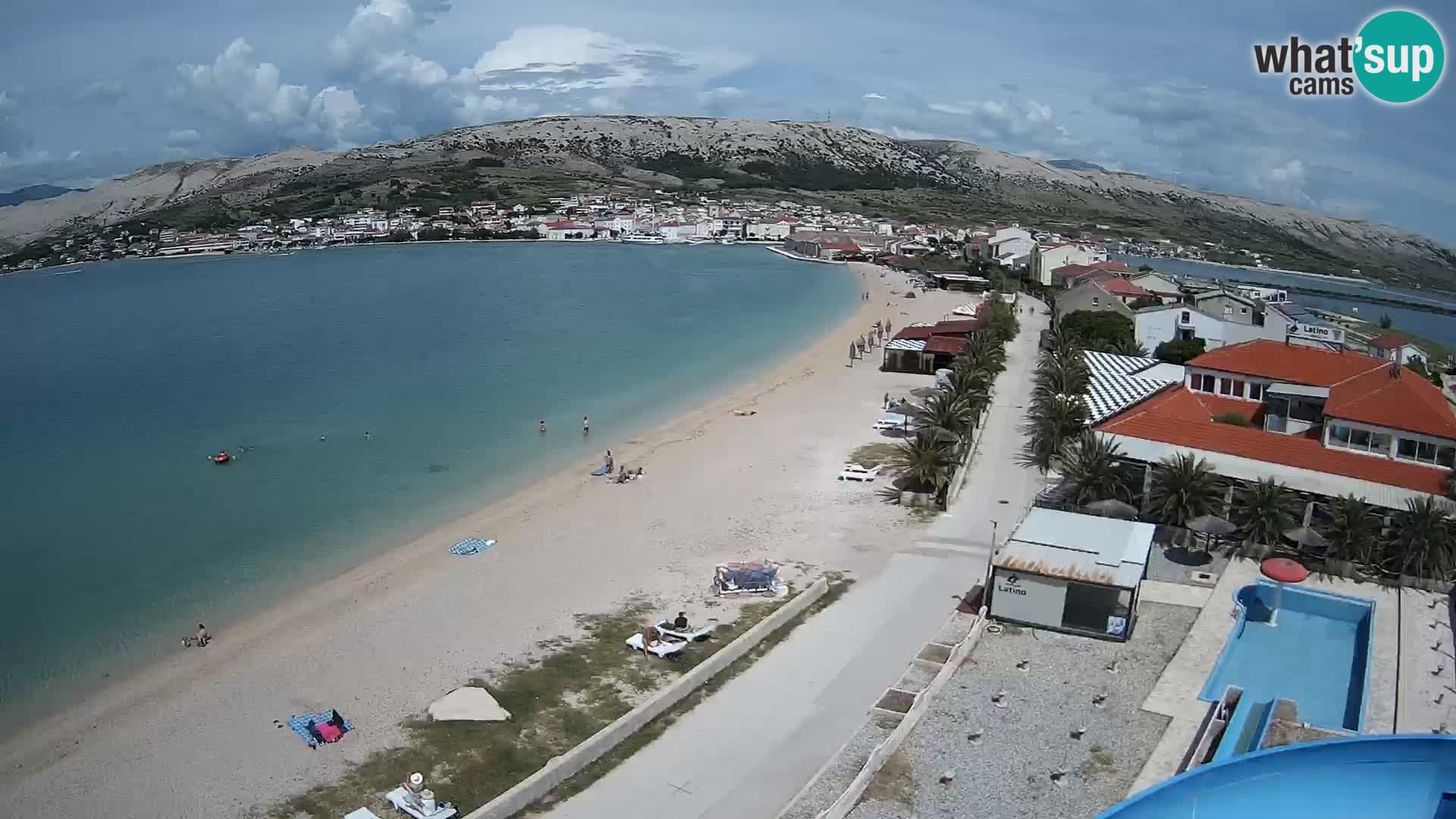 Webcam Pag beach