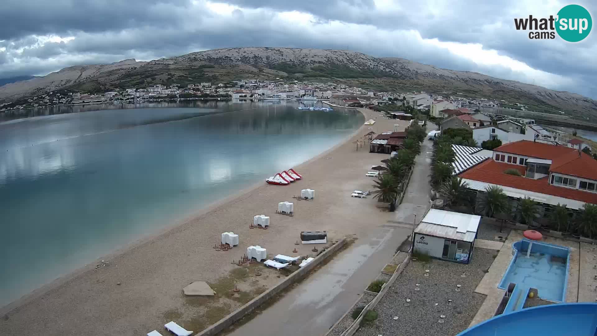 Pag webcam – Plage