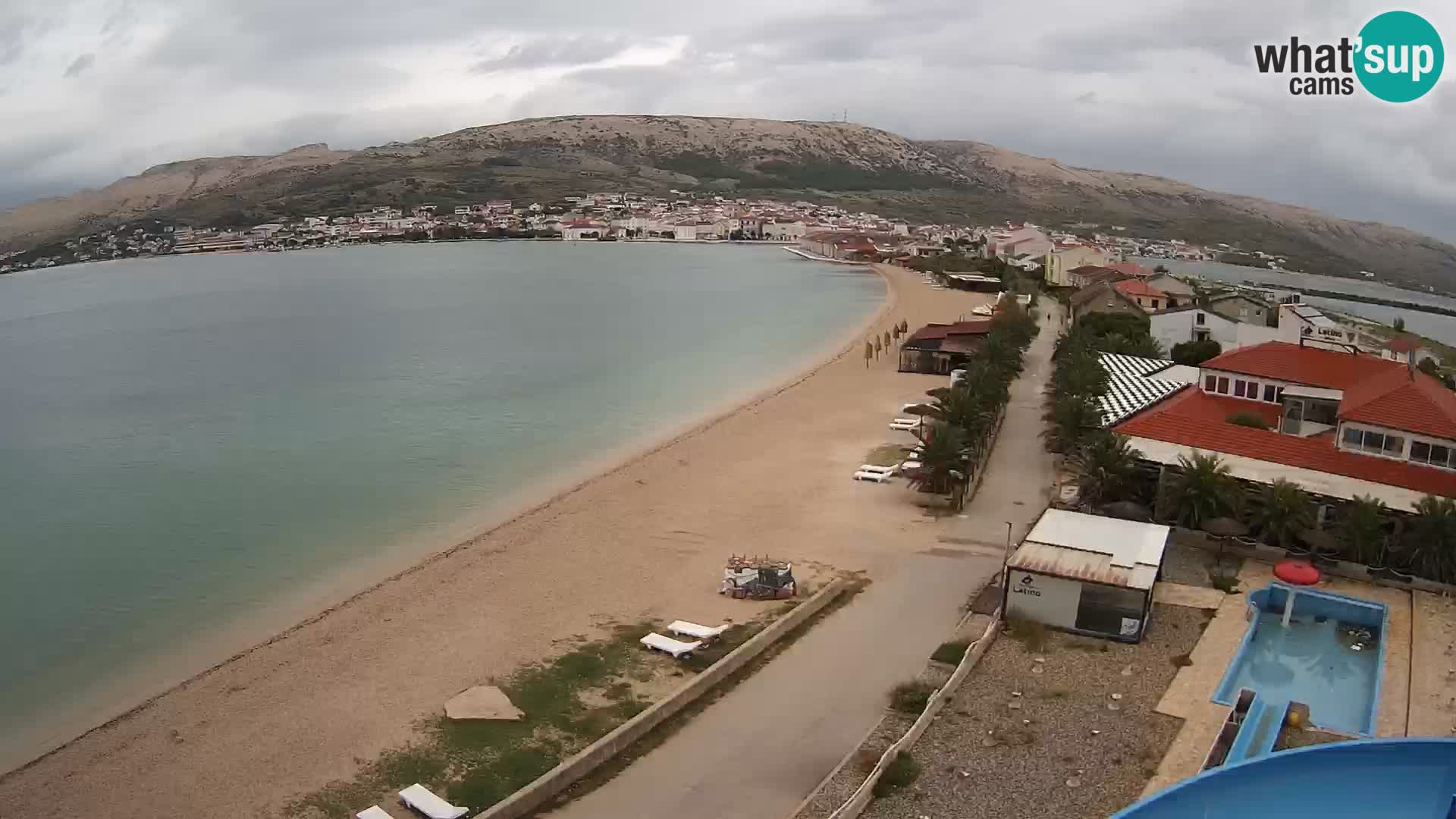 Pag webcam – Plage