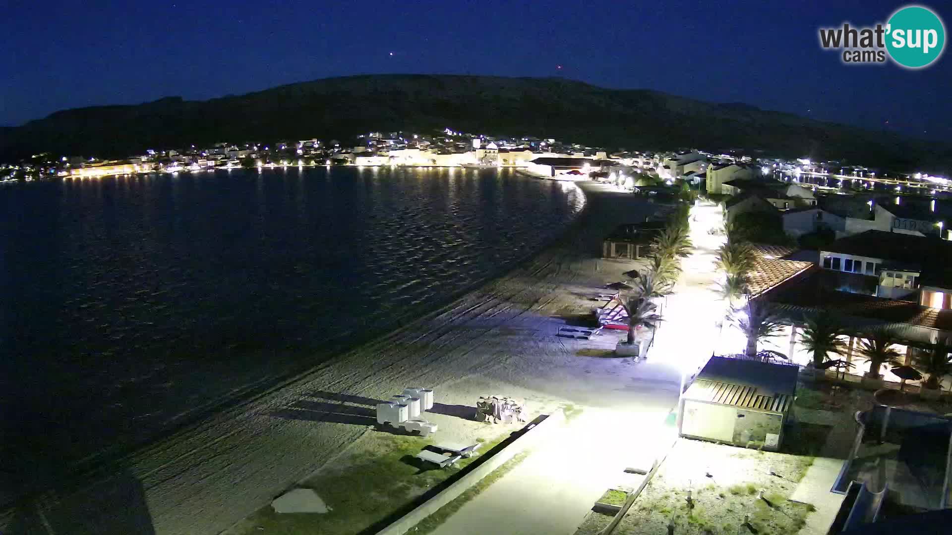 Pag webcam – Plage