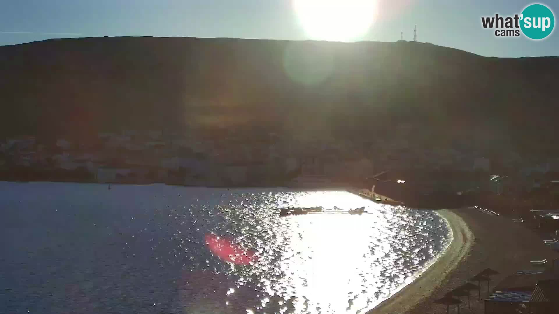 Pag webcam – Plage