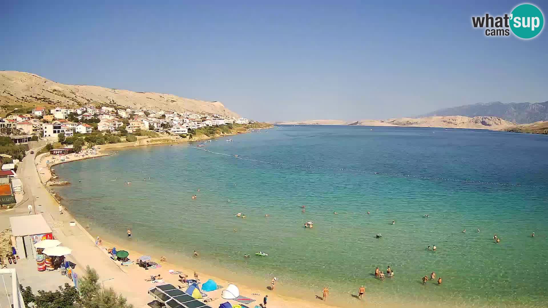 Camera en vivo Pag – Playa