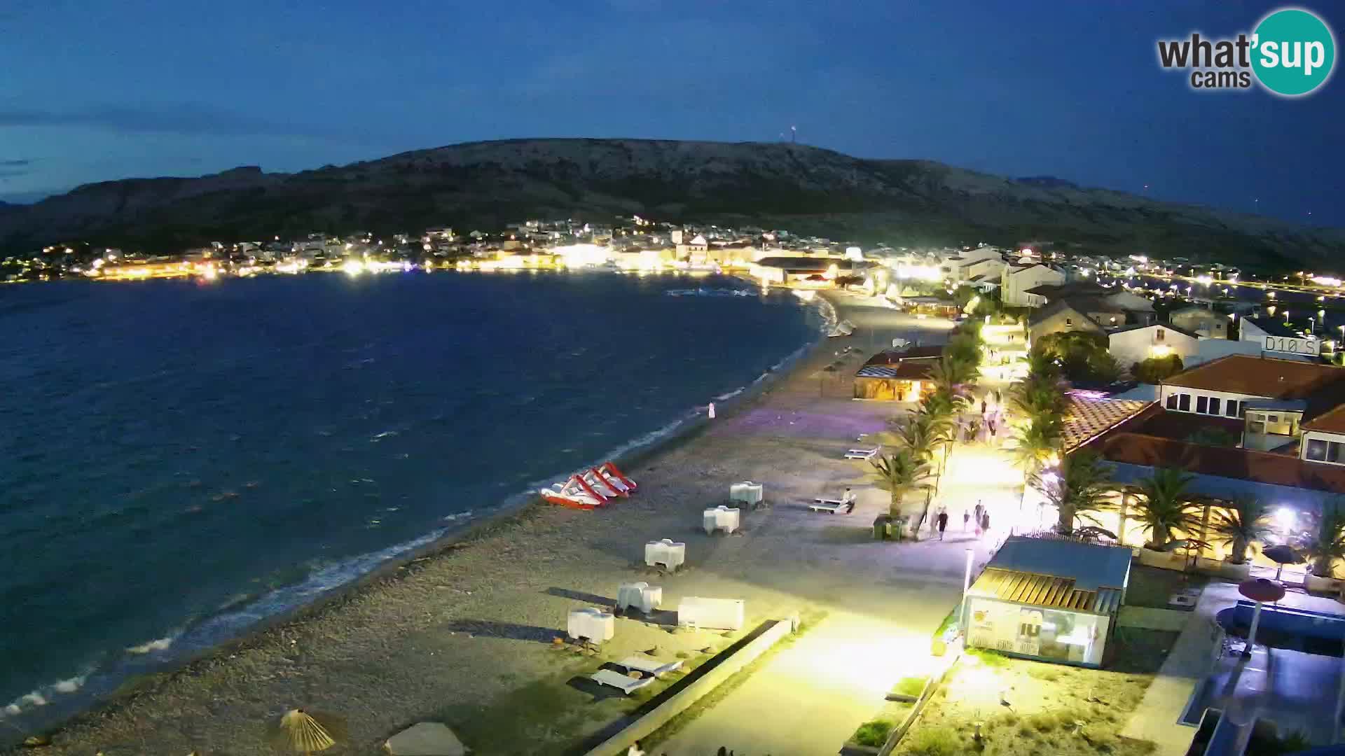 Pag webcam – Plage