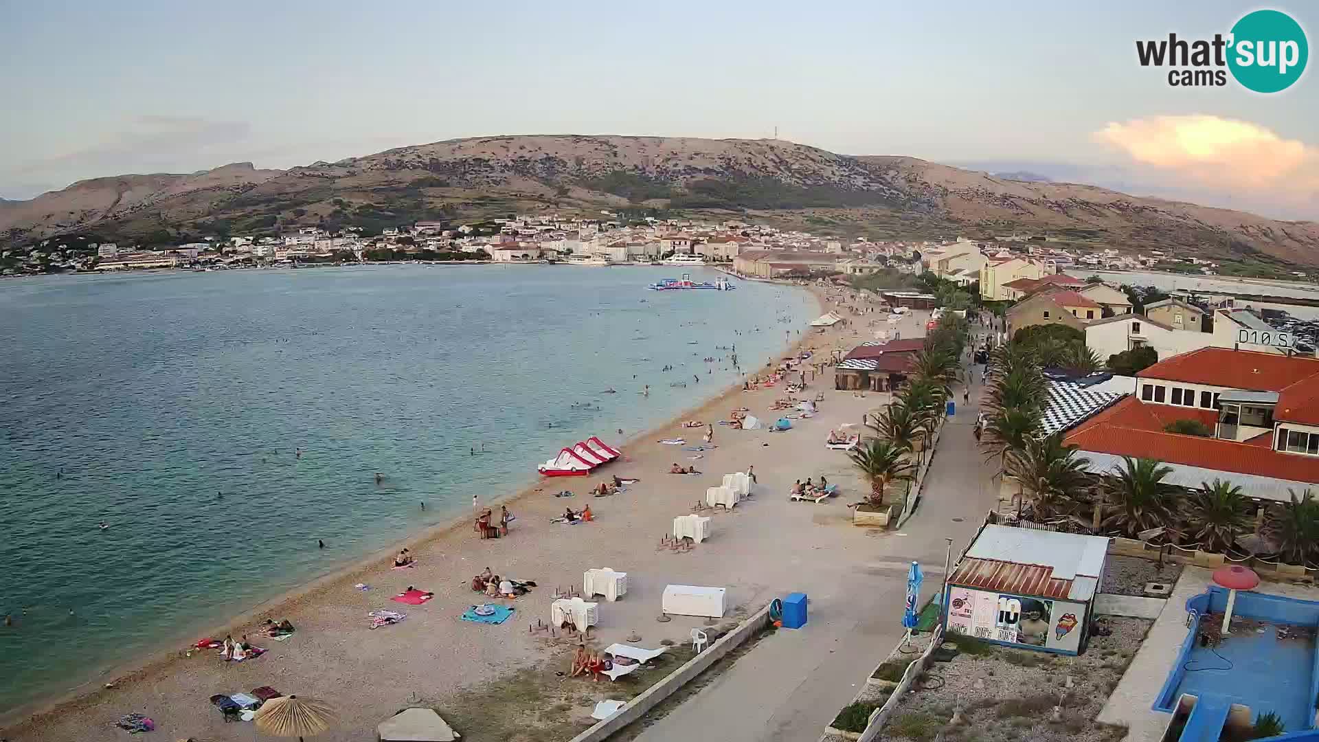 Pag webcam – Plage