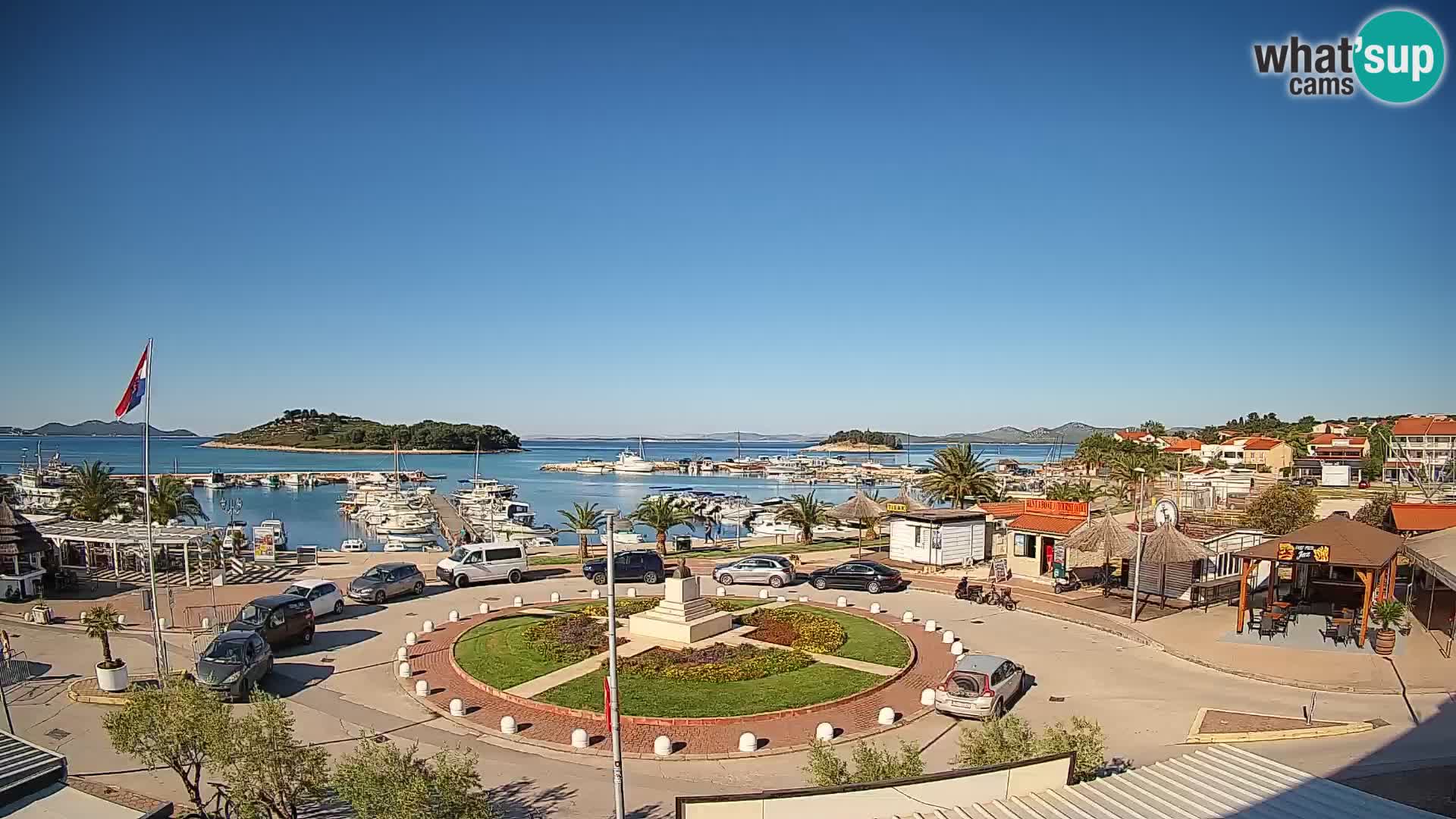 Pakoštane – Pogled iz Vile Ljubica