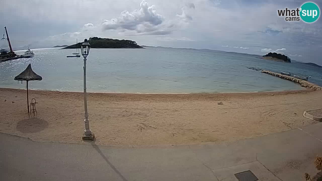 Spiaggia Pakoštane livecam – vista dagli appartamenti Pauk