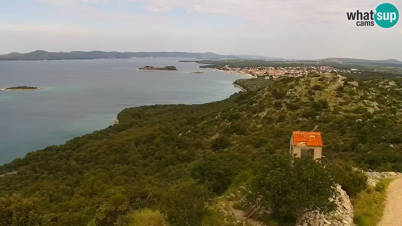 Spletna kamera Pakoštane – Drage – Kornati – Vransko Jezero