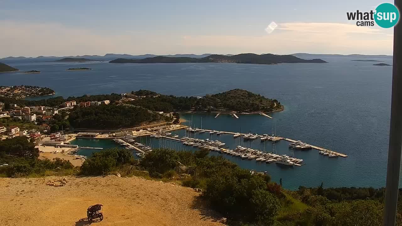 Spletna kamera Pakoštane – Drage – Kornati – Vransko Jezero
