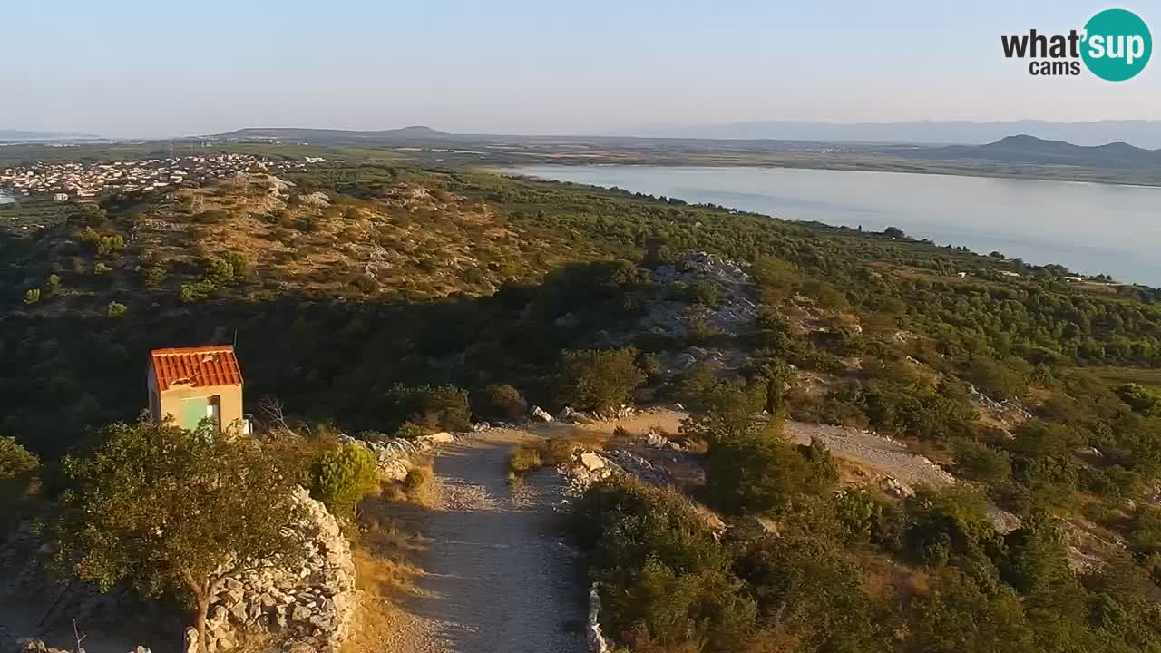 Spletna kamera Pakoštane – Drage – Kornati – Vransko Jezero