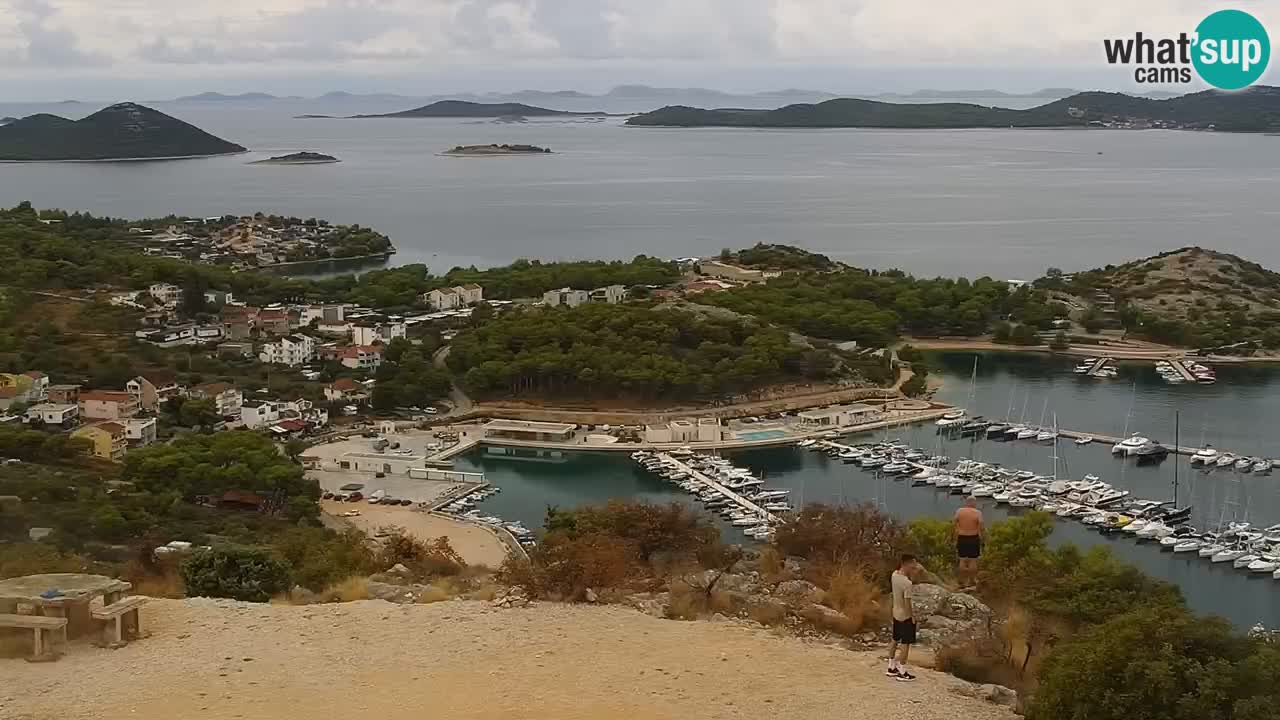 Spletna kamera Pakoštane – Drage – Kornati – Vransko Jezero