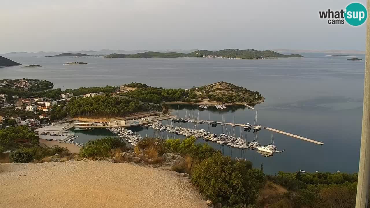 Spletna kamera Pakoštane – Drage – Kornati – Vransko Jezero