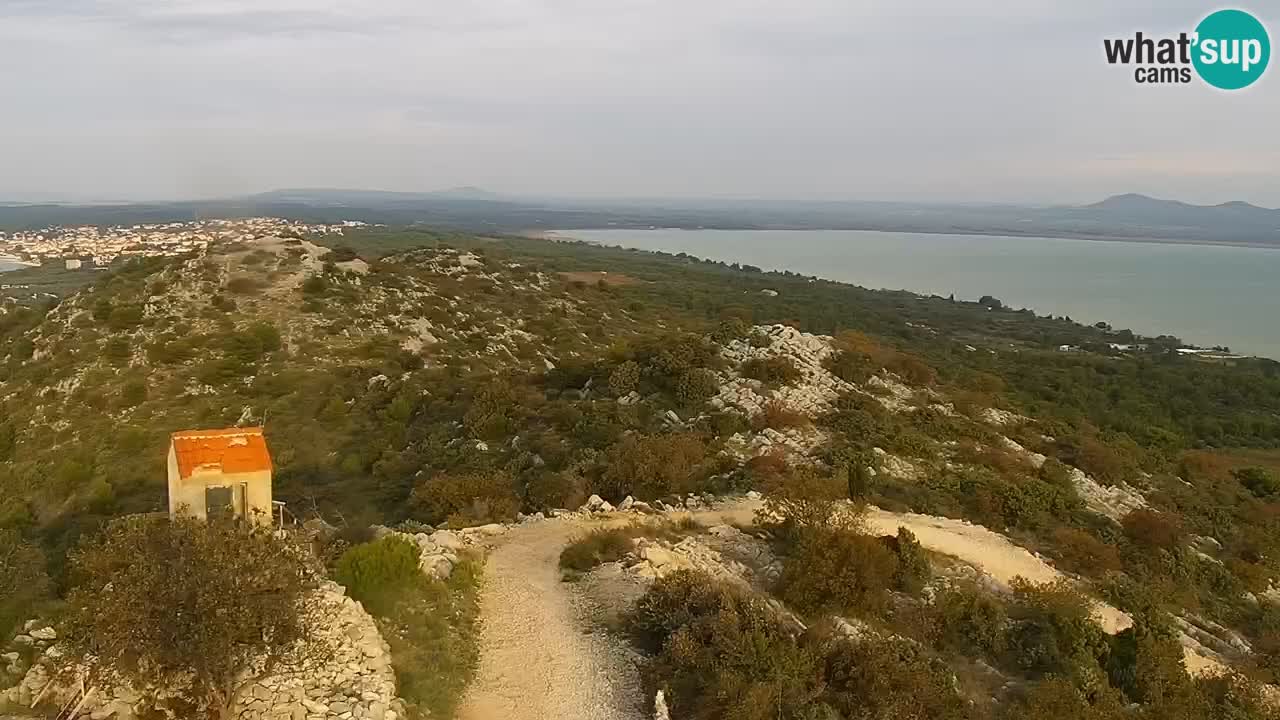 Spletna kamera Pakoštane – Drage – Kornati – Vransko Jezero