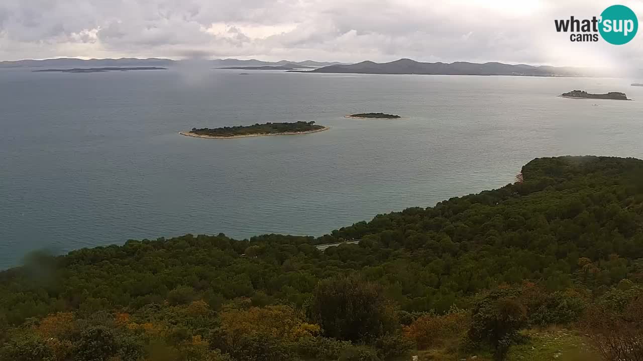 Spletna kamera Pakoštane – Drage – Kornati – Vransko Jezero