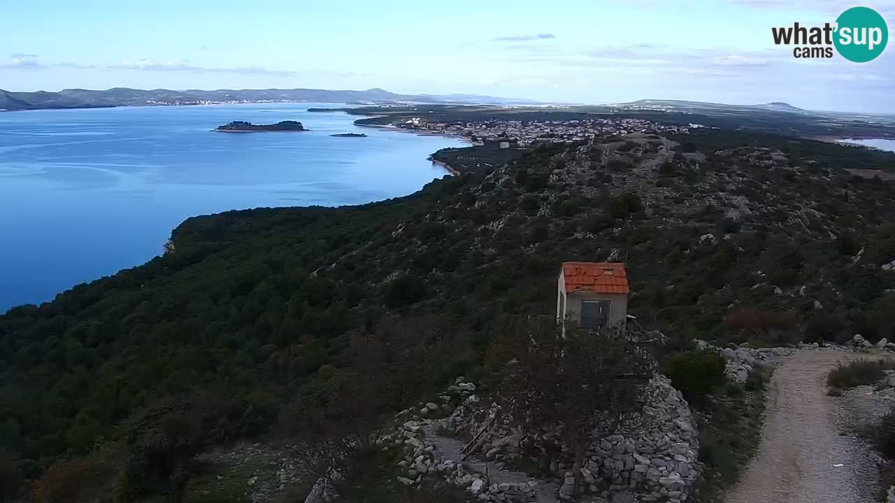 Spletna kamera Pakoštane – Drage – Kornati – Vransko Jezero