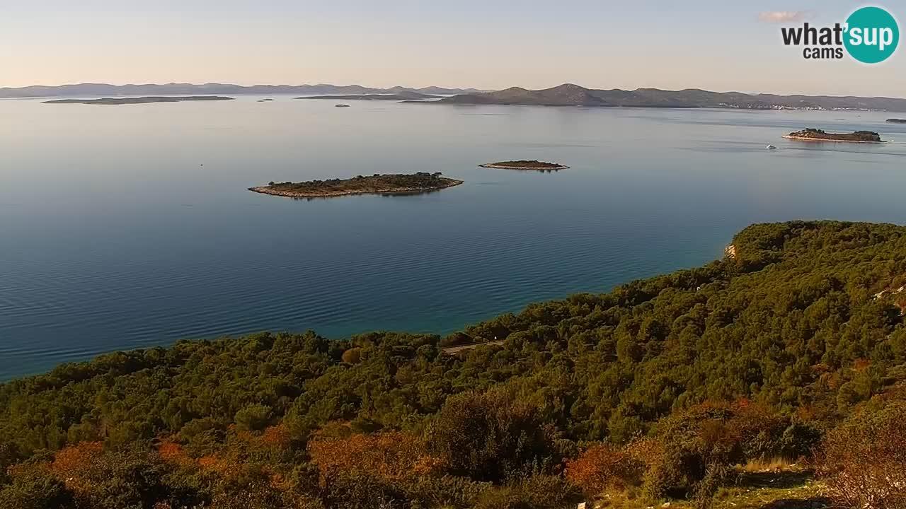 Spletna kamera Pakoštane – Drage – Kornati – Vransko Jezero