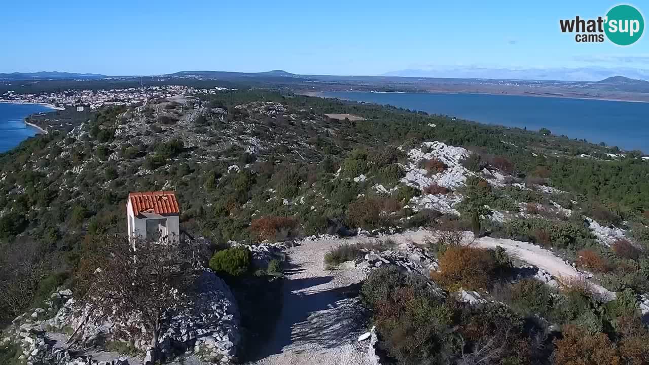 Spletna kamera Pakoštane – Drage – Kornati – Vransko Jezero