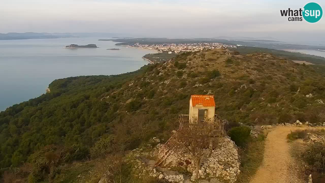 Spletna kamera Pakoštane – Drage – Kornati – Vransko Jezero