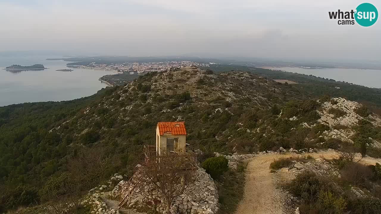 Spletna kamera Pakoštane – Drage – Kornati – Vransko Jezero