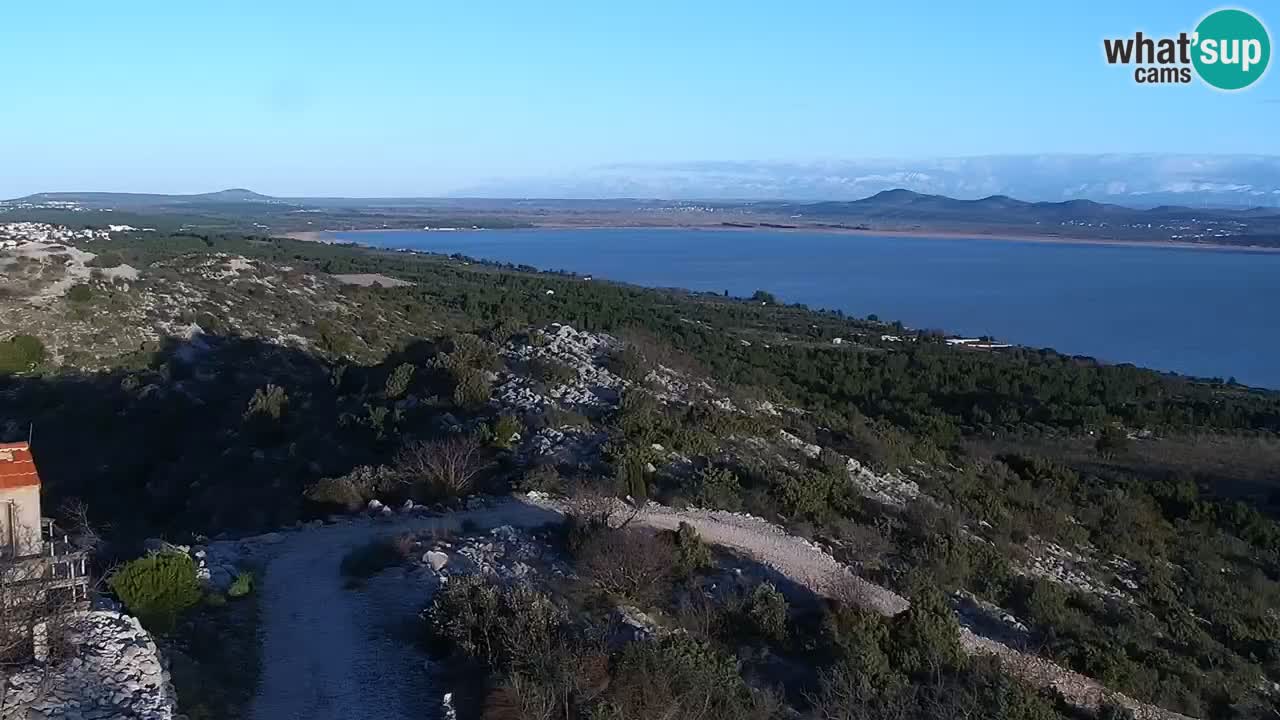 Spletna kamera Pakoštane – Drage – Kornati – Vransko Jezero