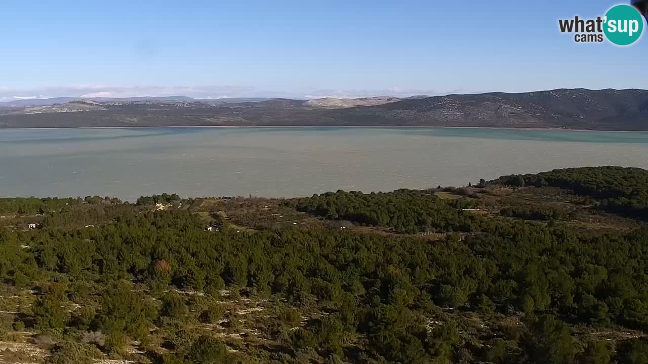 Spletna kamera Pakoštane – Drage – Kornati – Vransko Jezero