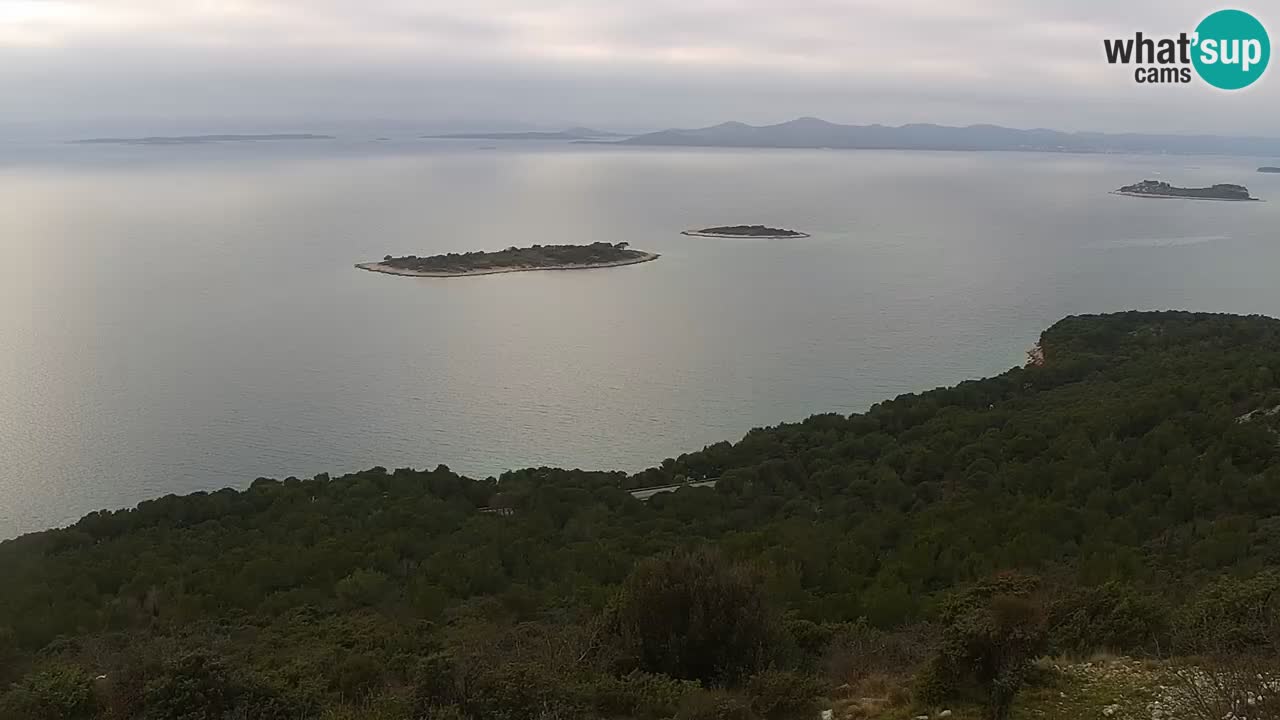 Spletna kamera Pakoštane – Drage – Kornati – Vransko Jezero